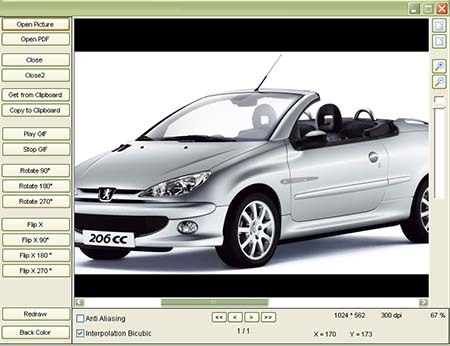 GdViewer OCX - Image Viewer ActiveX Screenshot